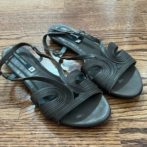 Alberto Fermani brown leather sandals